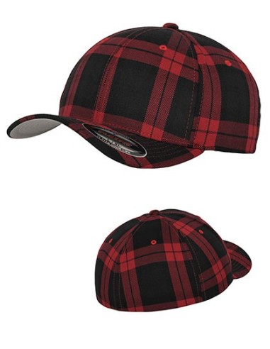 F-6197-Flexfit Tartan Plaid Cap